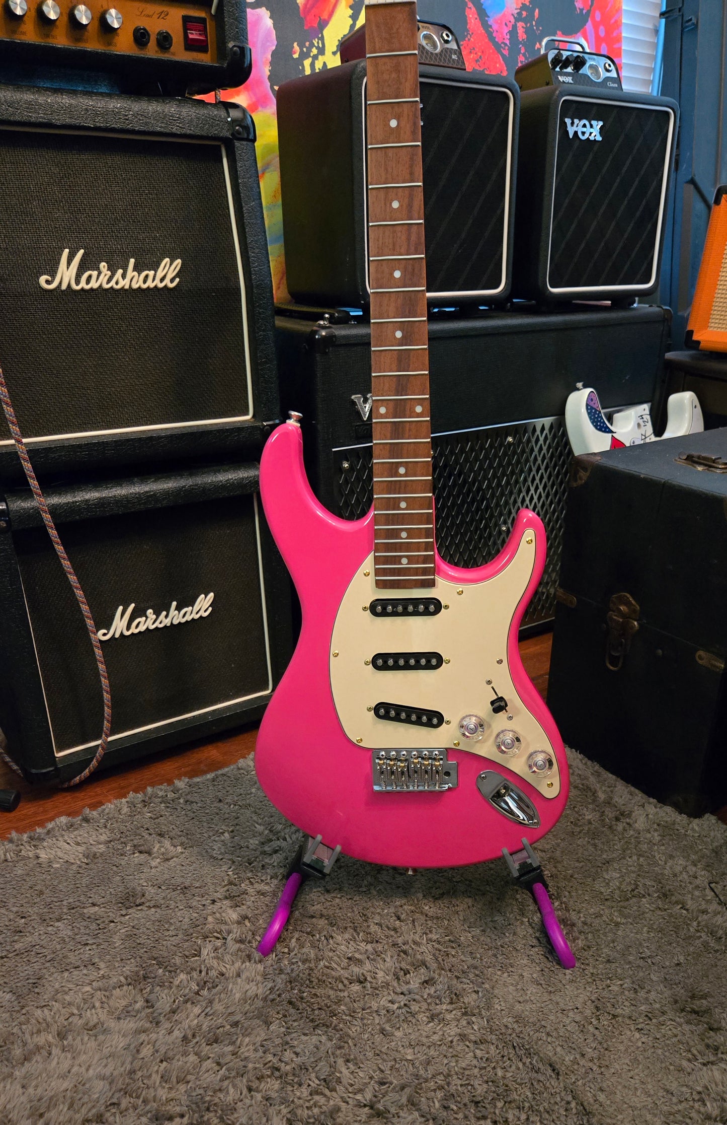 2010 - Pink Archer - Strat Style - 5lb 9oz