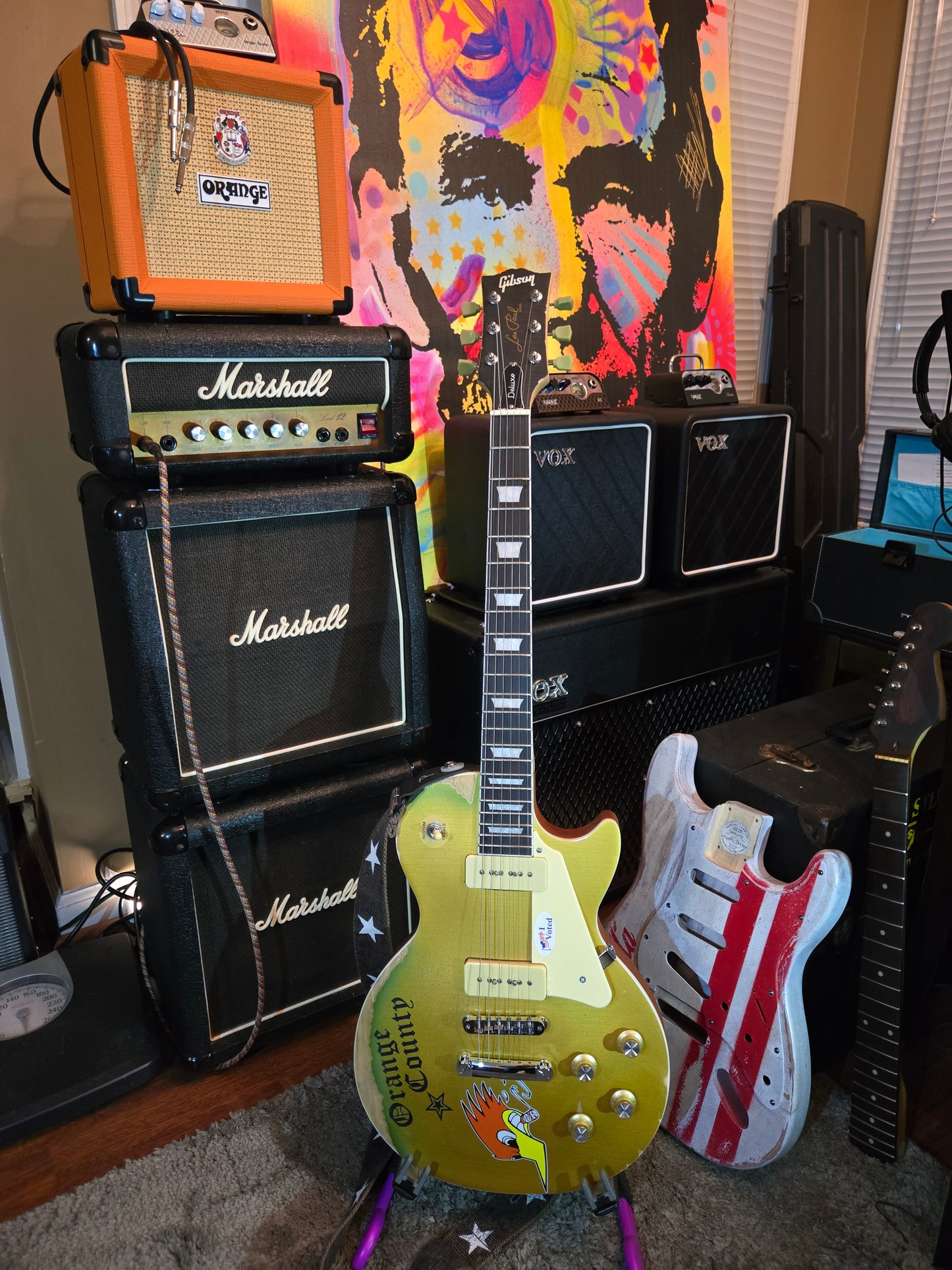 2025 - Social Distortion - Mike Ness - Replica Les Paul Deluxe - P90 - Realistic Relic - 8lb 6oz