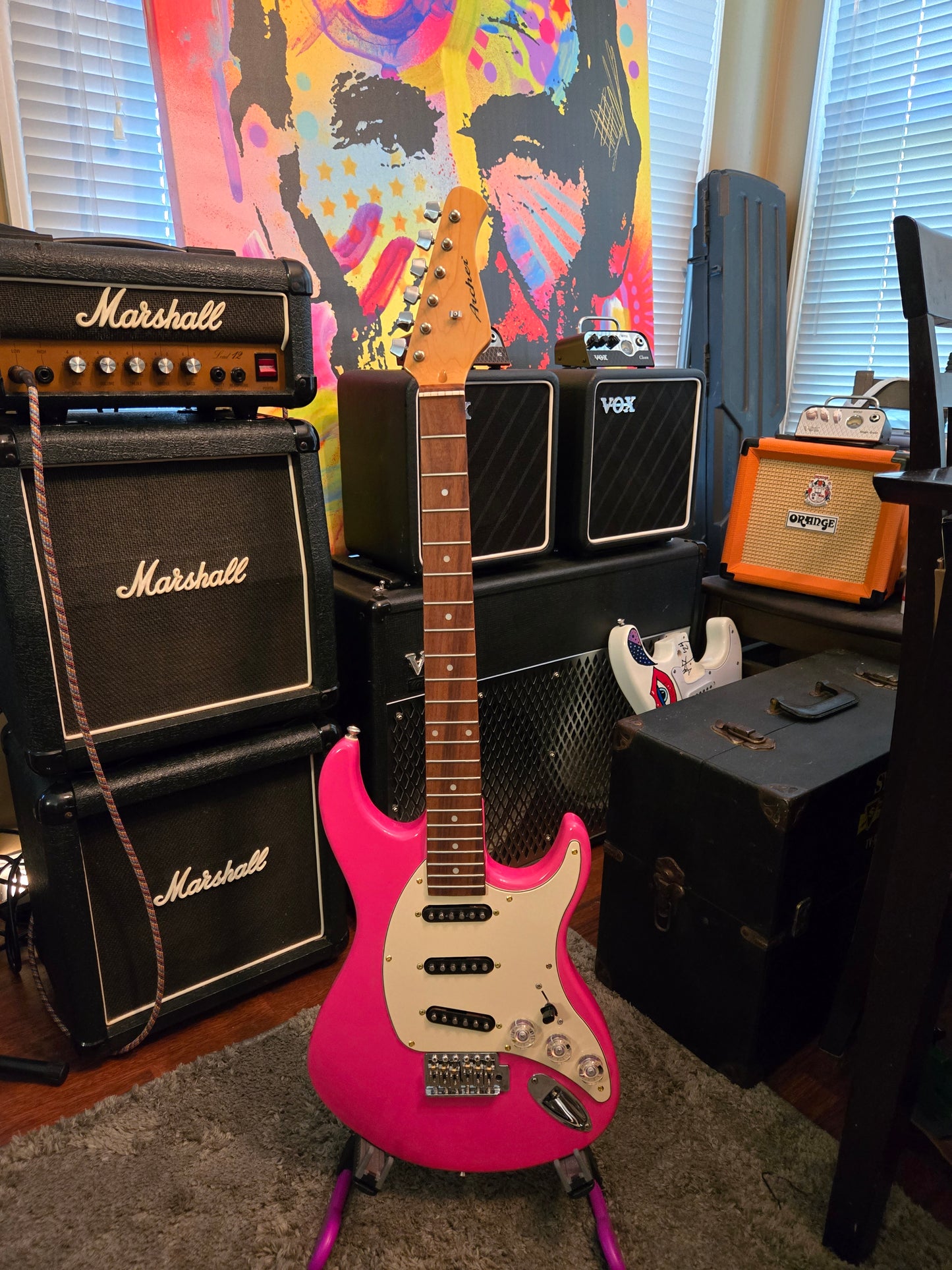 2010 - Pink Archer - Strat Style - 5lb 9oz