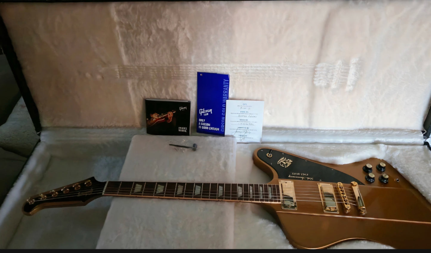 50th Anniversary - Gibson Firebird - Bullion Gold